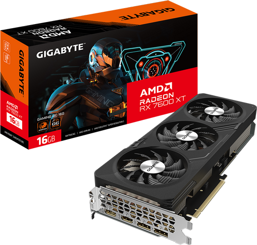 AMD Radeon RX 7600 XT 16GB Grafikkarte