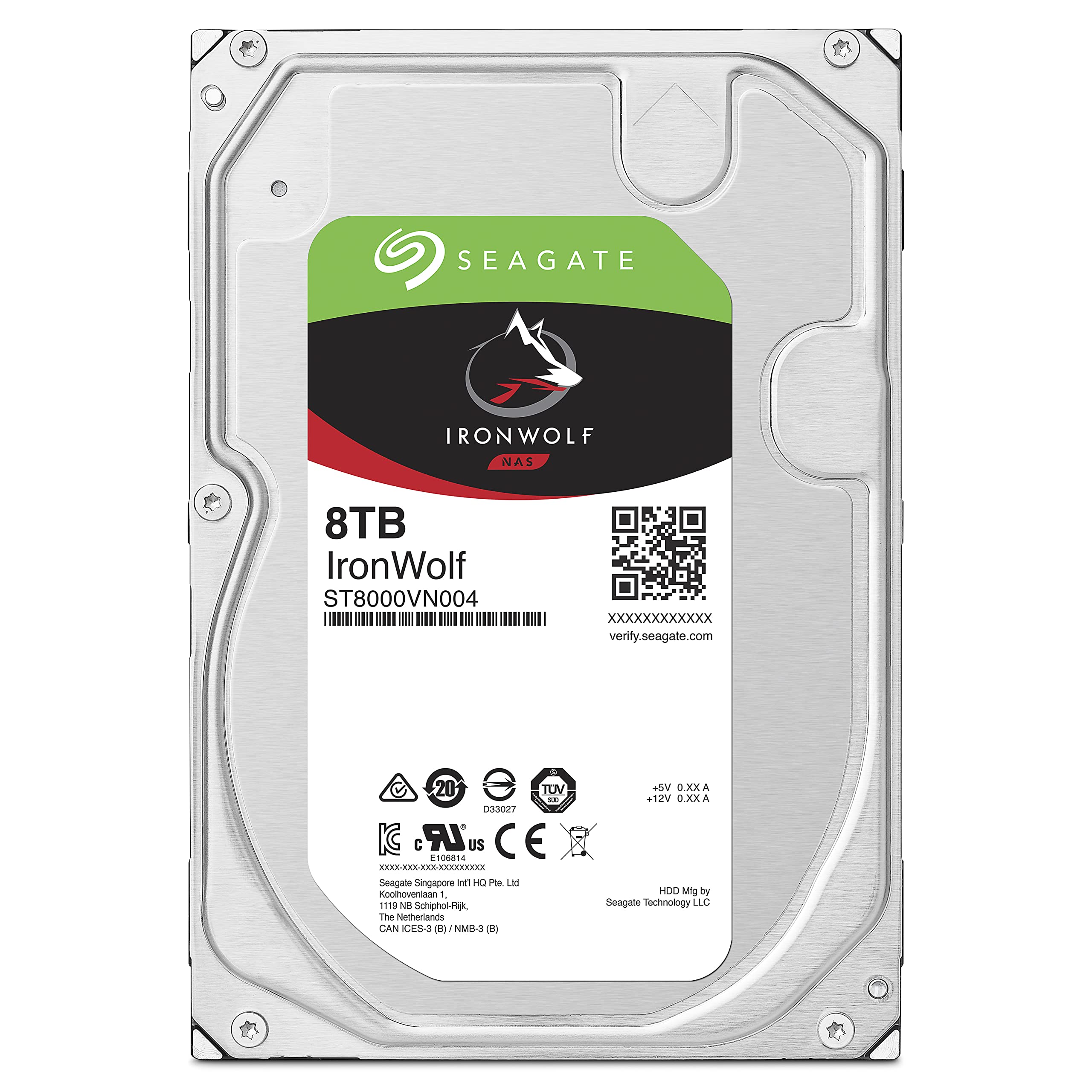 Seagate IronWolf NAS 8TB HDD