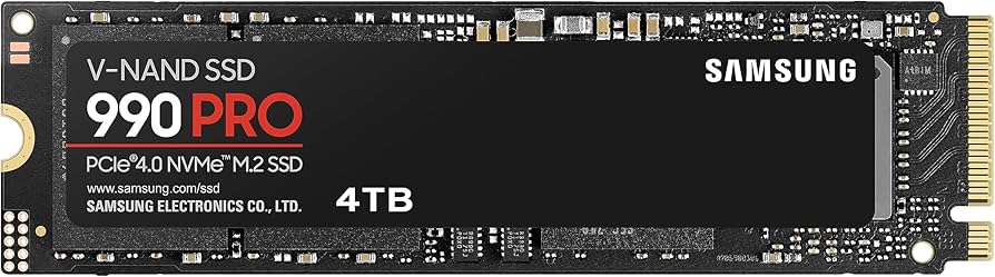 Samsung 990 PRO NVMe 4TB SSD